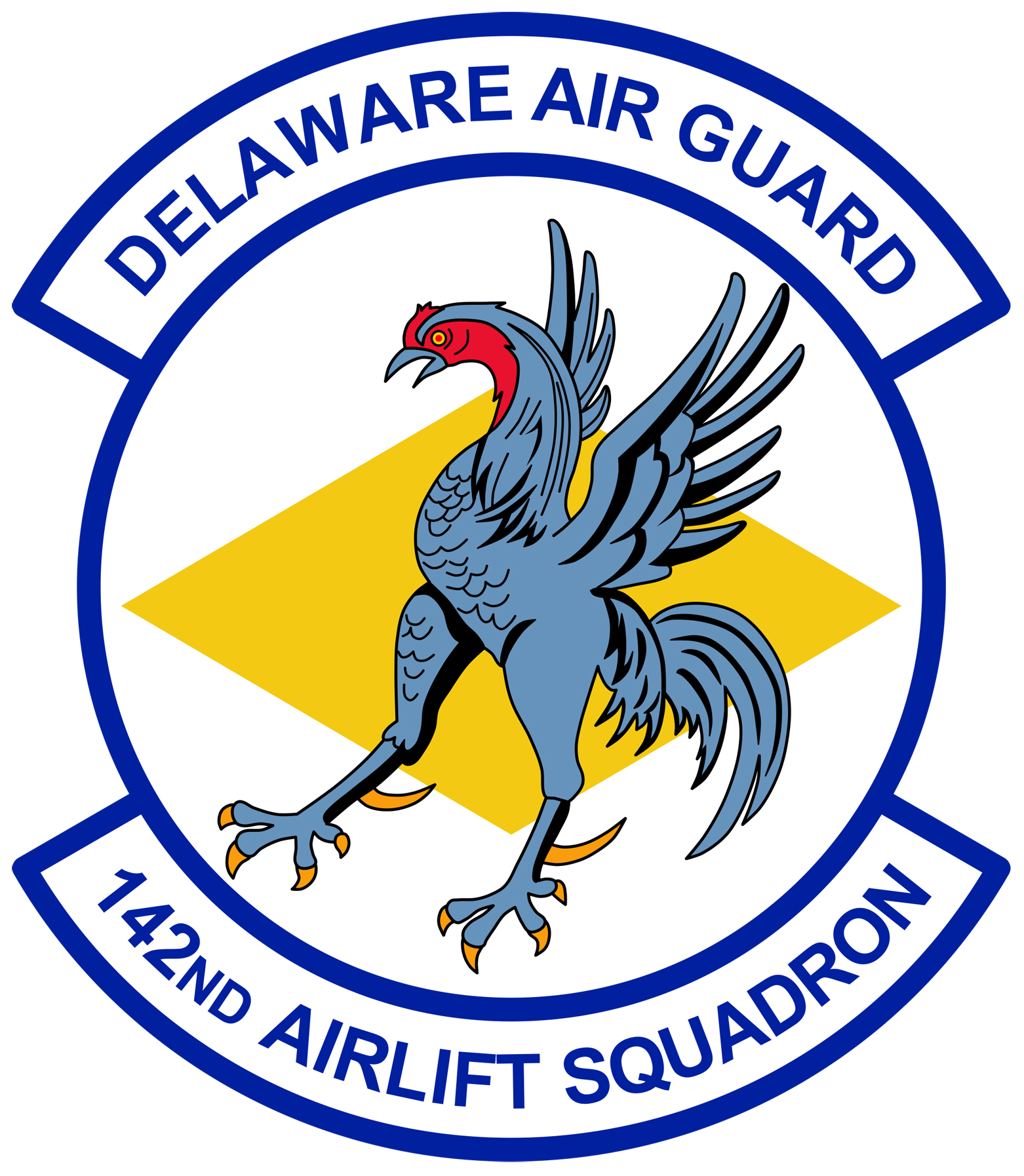 142nd Airlift Squadron insignia