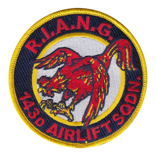 143rd Airlift Squadron insignia