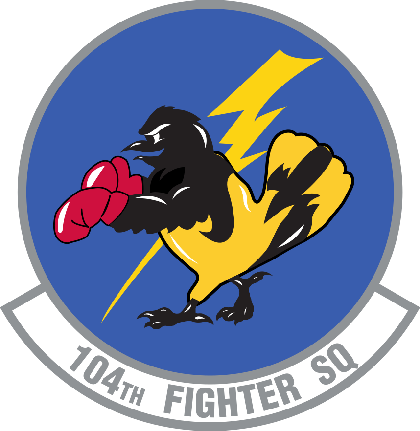 104th Fighter Squadron insignia