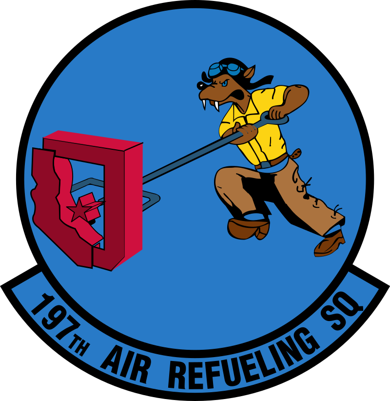 197th Air Refueling Squadron insignia