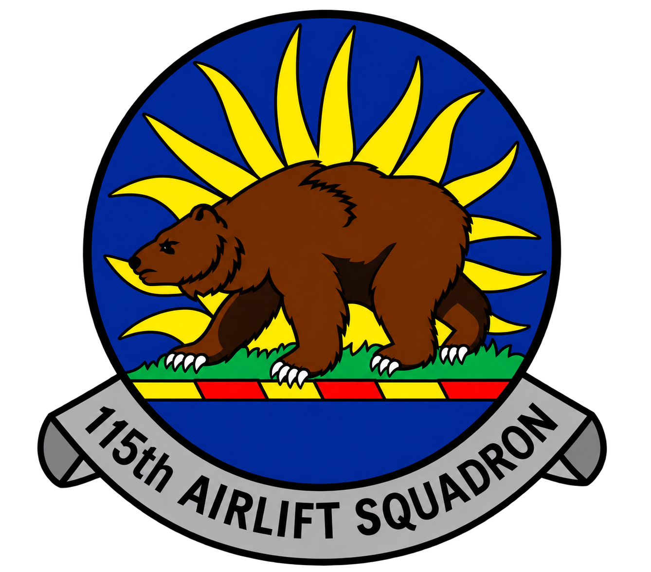 115th Airlift Squadron insignia