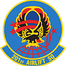 201st Airlift Squadron insignia